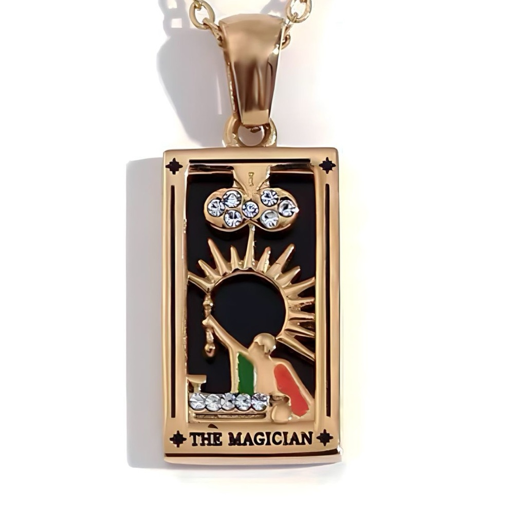 COPY - Dainty ‘The Magician’ Tarot Card Necklace | 316L Stainless Steel | Tarot…